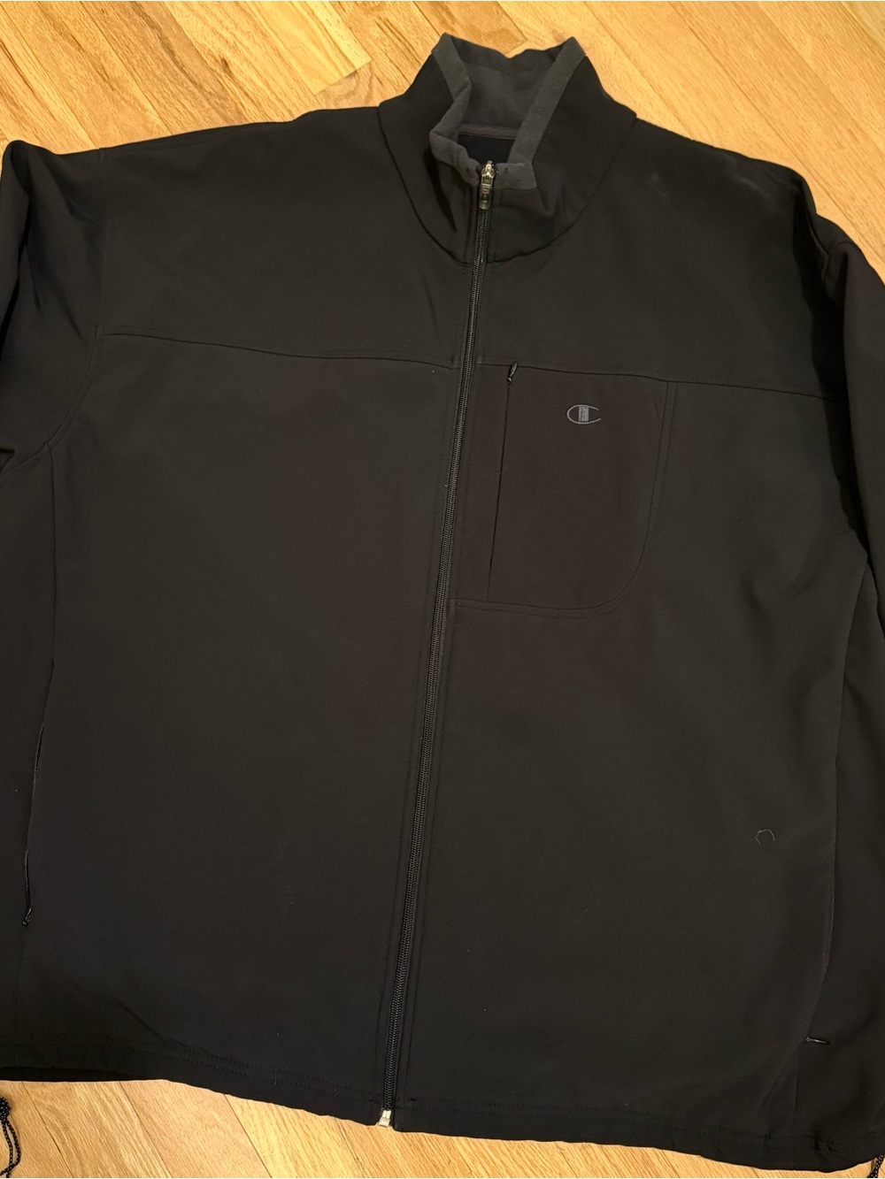Champion Black Lightweight Full-Zip Shirt Jacket